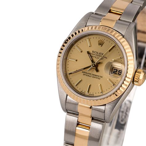 classic oyster two tone ladies rolex